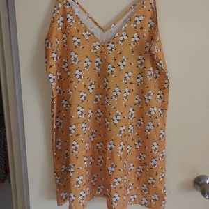 Shein XL polyester floral summer dress & XL floral tank top